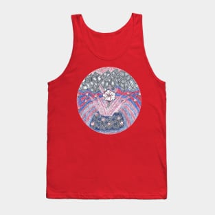 Abstract Flower Field Tank Top